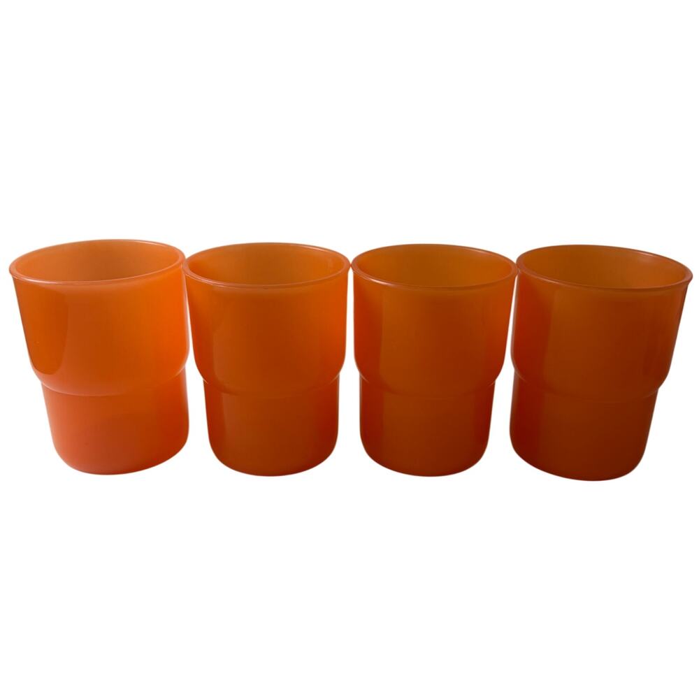Vintage Tupperware Tumblers Lot of 11 Retro Plastic Cups Pink Purple Orange - Picture 6 of 7